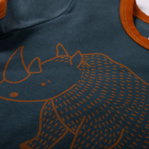 Kurzarm T-Shirt Rhino