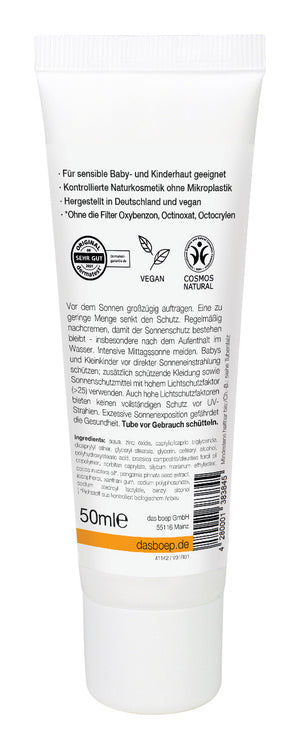 Sonnencreme sensitiv LSF 50